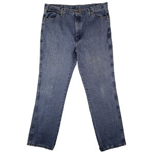 Wrangler Jeans Mens 40x34 Cowboy Cut 936RST Blue Denim